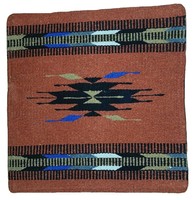 Azteca Style Accent Pillow Cover - Pattern R - 18 X 18 - Free Shipping Azteca Style Accent Pillow Cover - Pattern R - 18 X 18 - Free Shipping
