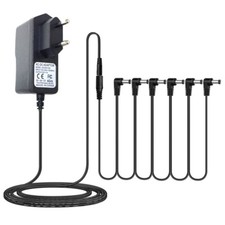 9V DC Adapter Stecker für schwarz für Gitar...