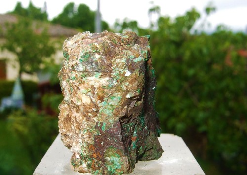 - Minerali Grezzi Cristalloterapia - BROCHANTITE aciculare su GOETHITE (19) cile - Picture 5 of 5