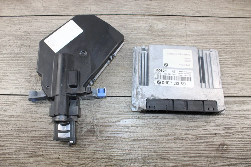 02-2008 BMW E65 E66 745I 745LI N62 ENCENDIDO ECU DME MÓDULO DE CONTROL DEL MOTOR ME9.2 Foto 4 de 4