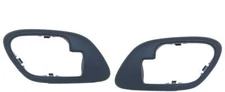 1995-1998 Chevy GMC Truck For Inside Door Handle Bezels Pair 95-99 Suburban Blue