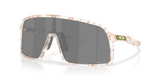 Oakley SUTRO Sunglasses OO9406-C737 Clear Terrazzo Frame W/ PRIZM Black Lens