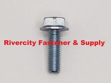 M6-1.0x20 Flange Bolts 6mm x 1.0 x 20mm Grade 10.9 Steel Screws M6x1.0 x 20