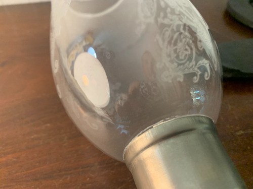 2 Appliques Forged Iron short With Globe IN Crystal Baccarat (Price per Unit) - 第 10/13 張圖片