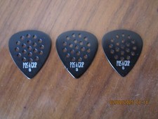 Lot of 3 Assorted Pickboy Pos-A-Grip Guitar Picks Thin Gauge 1507