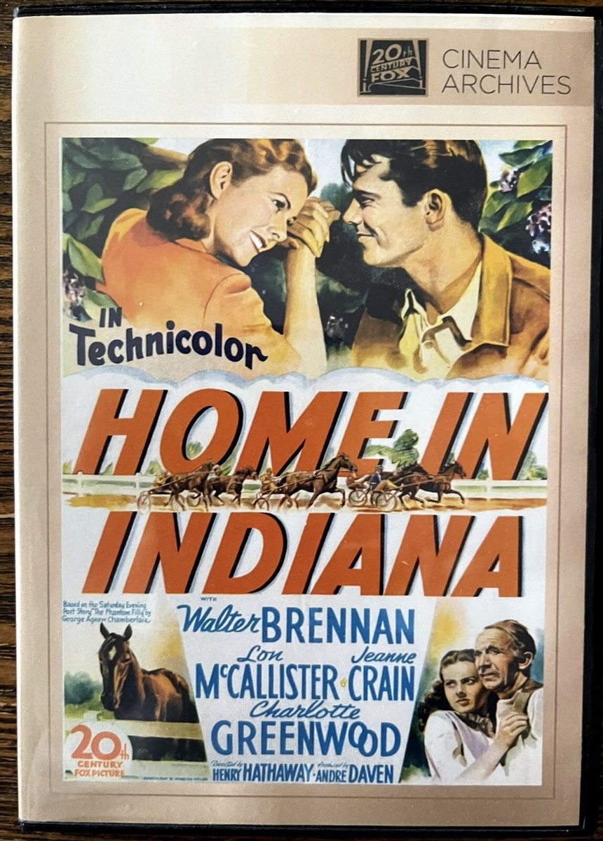Home in Indiana, DVD Full Frame, Mono Sound, NTSC Format