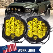 4/5/7inch Car LED Work Light Pods Spot Flood Combo Offroad SUV Driving Fog Lamp
