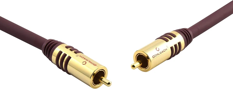 NF Cavo Subwoofer Cinch/Cinch Mono 2,0 M - Immagine 2 di 4