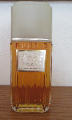 Miss Dior Eau De Toilette 3.4 US Fl Oz. France Christian Dior Vintage No Box