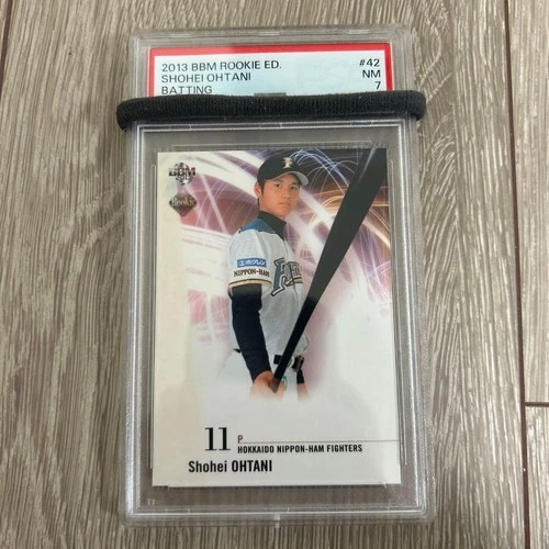 PSA 7 2013 BBM Shohei Ohtani #WB2 Rookie Edition Weekly Promotion Japanese Card