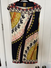 Ali Ro Women's Size 0 Polyester Spandex Dress Mixed Dark Paisley Floral
