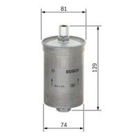 Kraftstofffilter Bosch 0450905087, F5087, Alfa Romeo CitroëN Fiat Jaguar Lancia