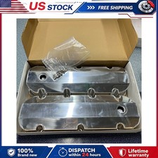 Aluminum Fabricated Valve Cover For Big Block Chevy Bbc 396 454 Chrome Silver Aluminum Fabricated Valve Cover For Big Block Chevy Bbc 396 454 Chrome Silver