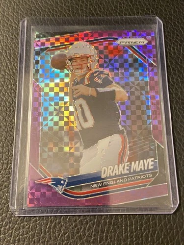 2025 Panini Prizm Drake Maye Purple Power /49 #165