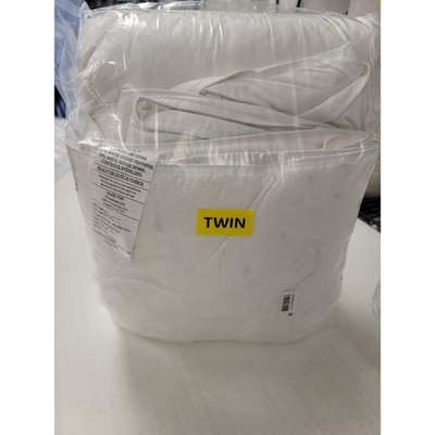 UNIKOME Puredow Light Weight White Goose Down Feather Fiber Twin Comforter White