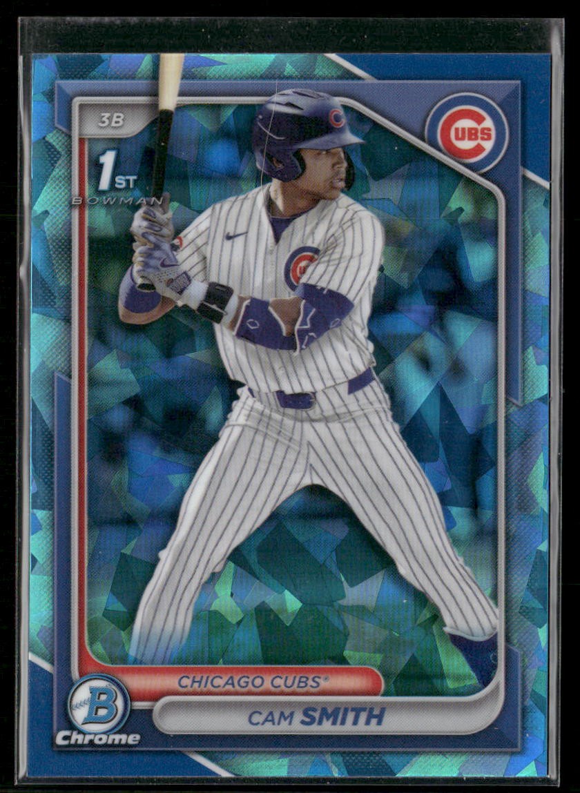 Cam Smith 2024 Bowman Draft Sapphire Edition #BDC-67 Chicago Cubs