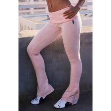 Free People Movement Pink Flare Yoga Adrenaline Leggings Sz M EUC