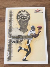2000 Fleer Traditional of Excellence Plaxico Burress #18 of 20 Steelers MSU
