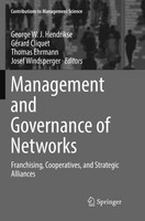 Management And Governance Of Networks George W. J. Hendrikse