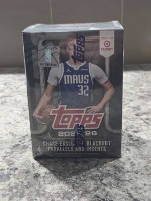 2025-26 TOPPS BASKETBALL BLACK FRIDAY TARGET SEALED VALUE BLASTER BOX! BLACKOUTS