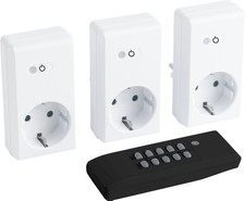 Meister Funksteckdosen Set 4 fach 3600 W mit Fernbedienung