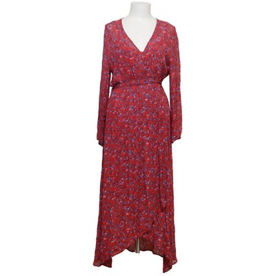 Custommade, Wickelkleid, Größe: 38, Rot/Mehrfarbig, Blumen, Damen #vnQ