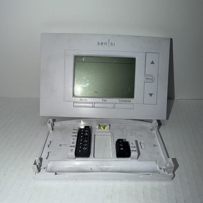 Emerson Sensi Touch Wi-Fi Smart Touchscreen Thermostat White ST55 USED Tested