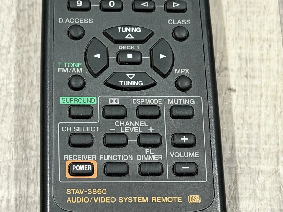 ОРИГИНАЛЬНЫЙ OEM RCA STAV-3860 AV система пульт дистанционного управления проверено - Изображение 3 из 4