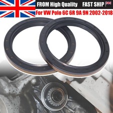 2Pcs MT Gearbox Shaft Seal Large Flange Oil Seal For VW Polo 6C 6R 9A 9N 02-2018