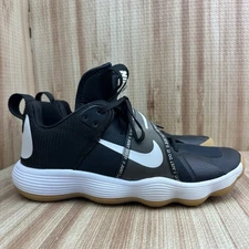 NIKE React Hyperset Volleyball Mid Black Indoor Court Shoes Size 11 Women’s