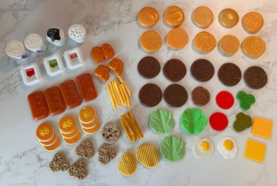 McDonald's Play Food Mixed Lot of Breakfast Big Mac Nuggets McFlurry 2001