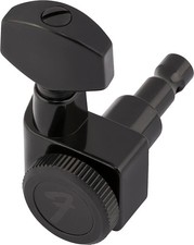 Fender Locking Strat/Tele 6-In-Line Tuning Machines, Black