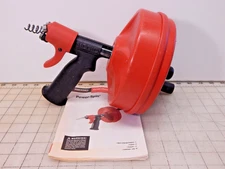Ridgid EZ Power SPIN Self Feed Drain Cleaning 1/4" 25' cable Snake 500 rpm max