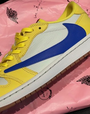 Size 7.5 - Travis Scott x Air Jordan 1 Retro OG SP Low Canary W