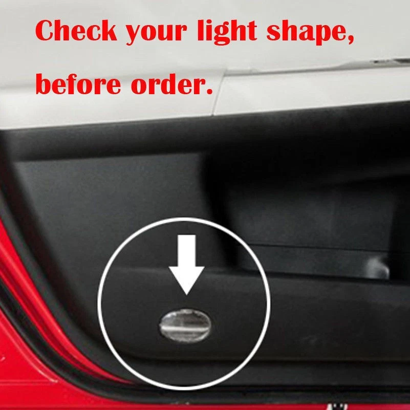 2X LED porta de carro projetor sombra fantasma luzes de poça HD para Mazda RX-8 CX-9 - Imagem 2 de 4