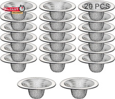 20Pcs Small Drain Mesh Basket, 2.125'' Bathroom Sink Drain Strainer Screen Mesh