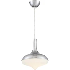 Craftmade P840CH-LED Bejamin LED 12 inch Chrome Pendant Ceiling Light