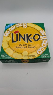 Link-O Board Game COMPLETE Jax 2007 Numbers Tiles Family Sequence Linko
