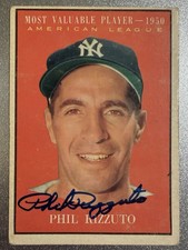 Signed! Original 1961 Topps Phil Rizzuto #471 Autograph Auto HOF Yankees