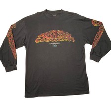 Balenciaga Graffiti Logo Long Sleeve Shirt Size 2 ML Offshore Vintage St G2U