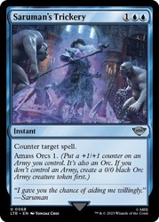 Saruman's Trickery 68 Universes Beyond: The Lord of the Rings: Tales of Middle-earth MTG Uncommon