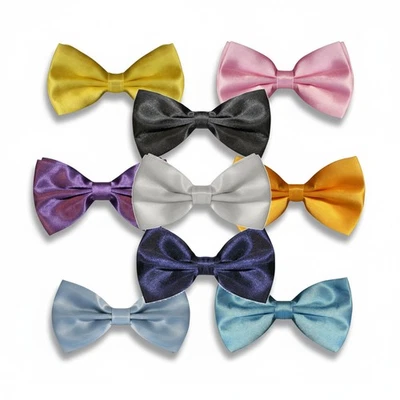 Fliege Schleife Schlips Anzug Smoking Hochzeit Konfirmation verstellbar (Unisex) - Bild 1 von 2