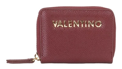 VALENTINO Divina Coin Purse Geldbörse Bordeaux weinrot Neu