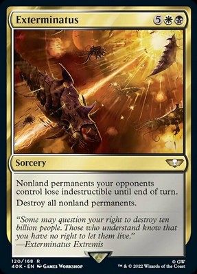 1x Exterminatus NM-Mint, English Commander: Universes Beyond: Warhammer 40,000 M