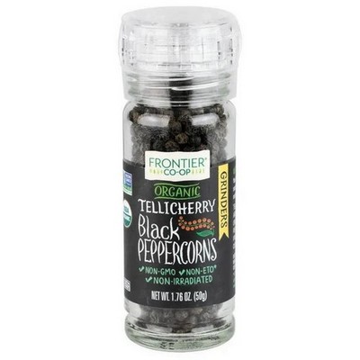 Peppercorn Blk Tellicherr  1.76 Oz(Case Of 6) By Frontier Herb