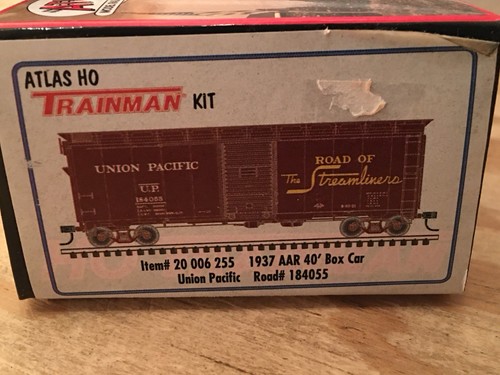 HO Atlas 20006255 Union Pacific 1937 AAR 40’ Single Door Boxcar Kit UP #184055 | Zustand: New
