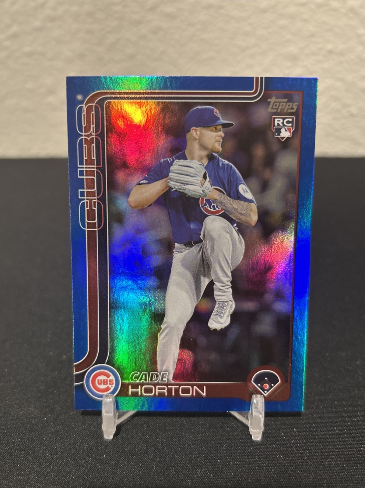 2025 Topps Update Series Cade Horton Blue Foil /150 RC #US140 Chicago Cubs