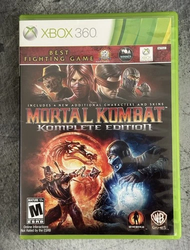 Mortal Kombat Komplete Edition Microsoft Xbox 360 CIB Complete VG - Tested