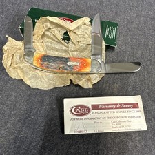 2008 CASE XX BOSE SOWBELLY KNIFE Autumn BONE TB6339SS Mint In Box