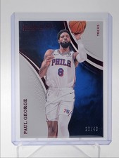 PAUL GEORGE 2024-25 IMMACULATE BASKETBALL RED 76ERS #9 /49 Q5692